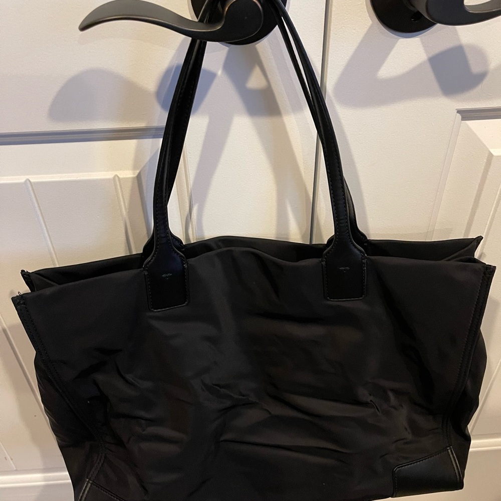 Black, Authentic Tory Burch Ella Tote - Picture 2 of 4